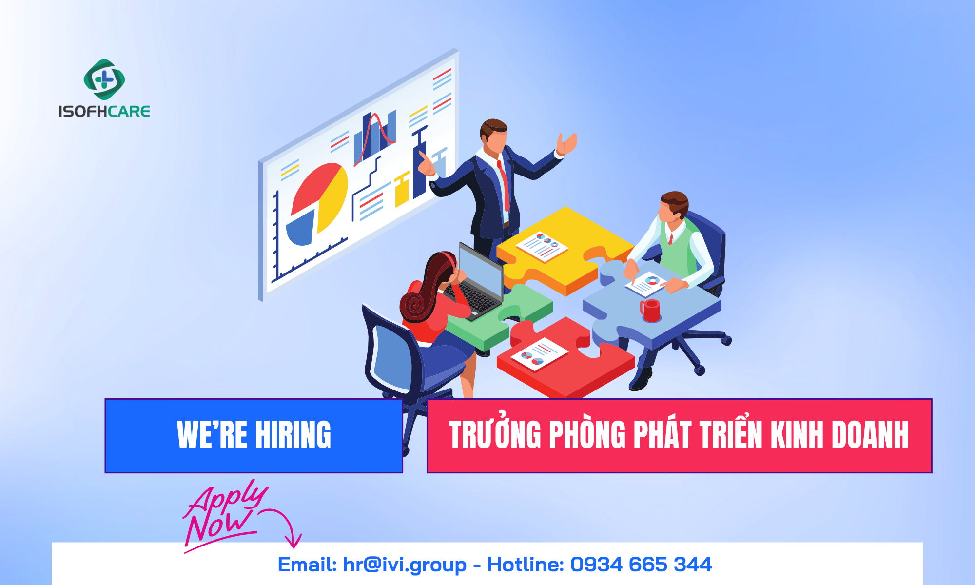 ISOFHCARE - TRƯỞNG PHÒNG PHÁT TRIỂN KINH DOANH